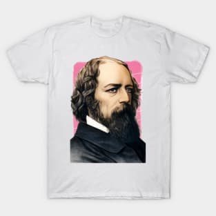 English Poet Alfred Tennyson illustration T-Shirt